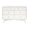 Palma 7-Drawer Double Dresser  option Warm White