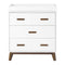 Scoot 3-Drawer Changer Dresser with Removable Changing Tray  option White / Natural Walnut