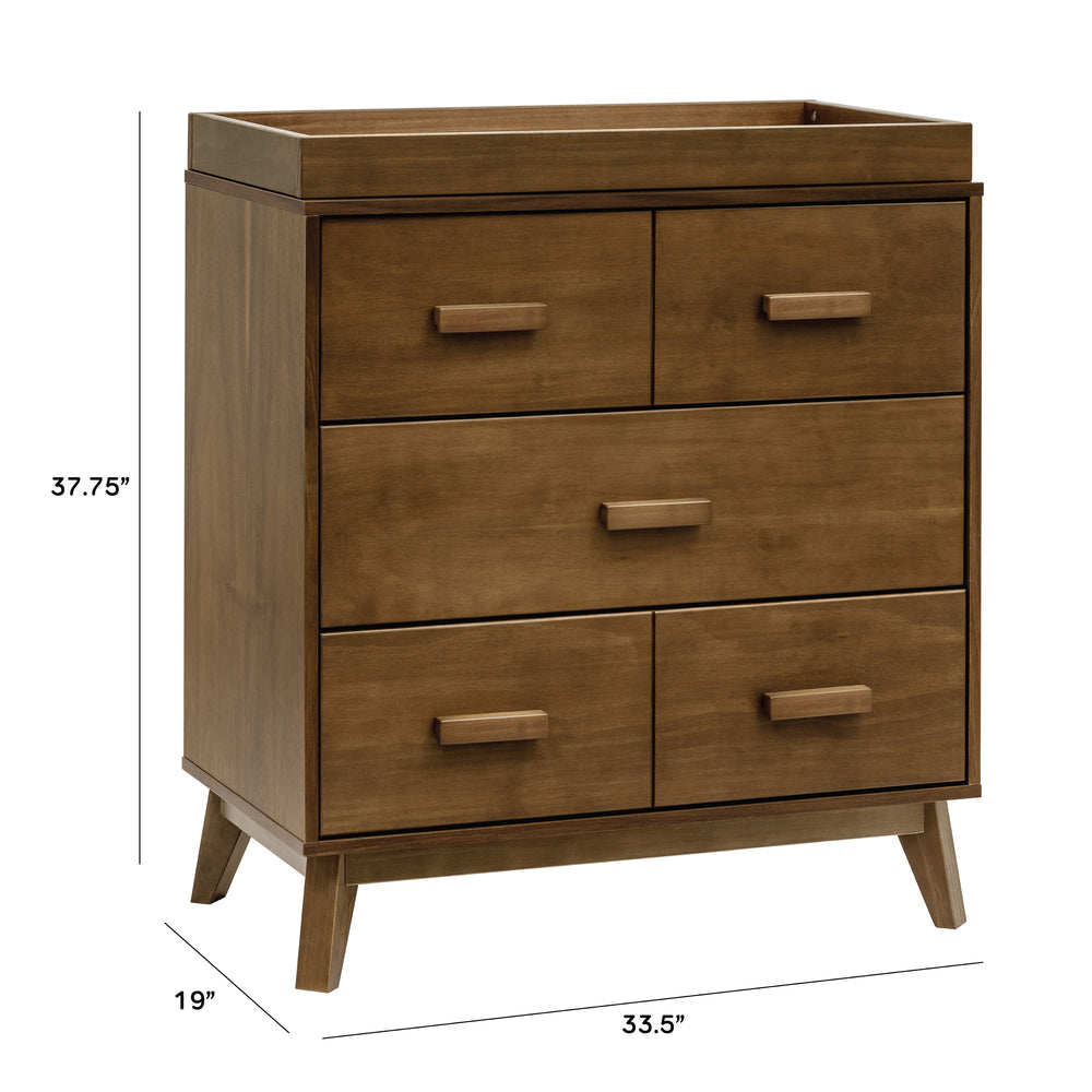 babyletto dresser Babyletto Hudson 3 Drawer Changer Dresser w/Removable Changing Tray
