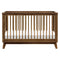 Scoot 3-in-1 Convertible Crib with Toddler Bed Conversion Kit  option Natural Walnut
