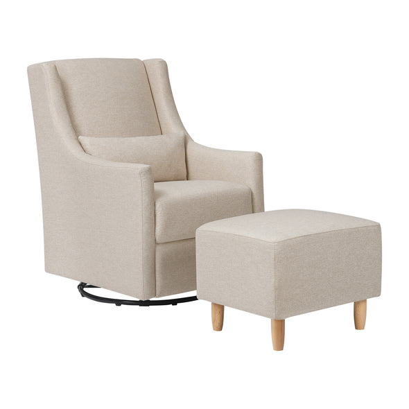 Toco Swivel Glider and Stationary Ottoman