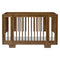 Yuzu 8-in-1 Convertible Crib with All-Stages Conversion Kits  option Natural Walnut