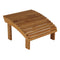 Adirondack Teak Armchair  option Teak Footrest