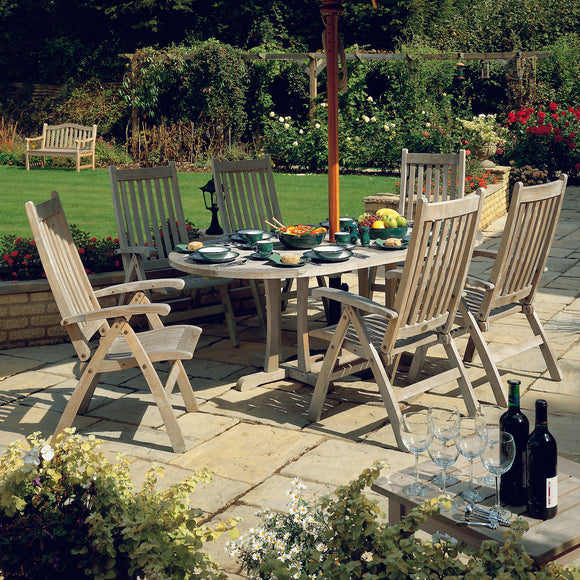 Barlow Tyrie Ascot Folding Highback Recliner 2Modern