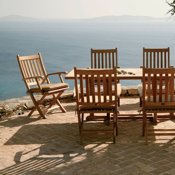 Ascot Teak Folding Carver Chair