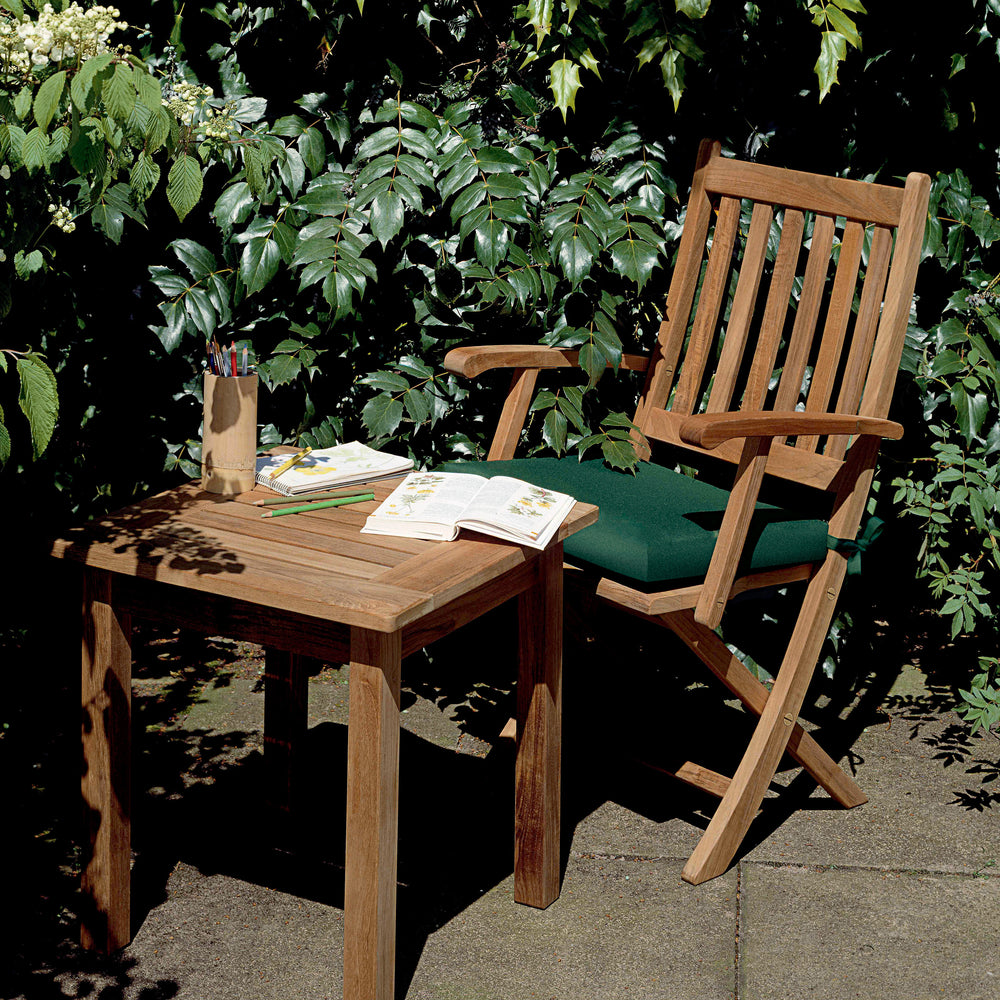 Ascot Teak Folding Carver Outdoor Chair