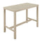 Aura Aluminum Pub High Dining Table  option Champagne 04