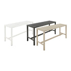 Aura Aluminum Pub High Dining Table