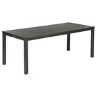 Aura Aluminum Rectangular Dining Table