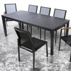 Aura Aluminum Rectangular Dining Table