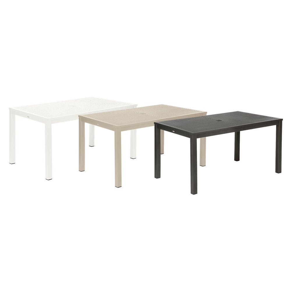 Aura Aluminum Rectangular Outdoor Dining Table