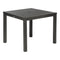 Aura Aluminum Square Dining Table  option Graphite 01