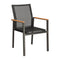 Aura Armchair  option Graphite 01 Frame / Charcoal 500 Sling