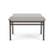 Aura Lounge Ottoman  option Graphite 01/Charcoal 500/Canvas Granite 5402