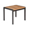 Aura Occasional / Side Table - Teak Top  option Graphite 01