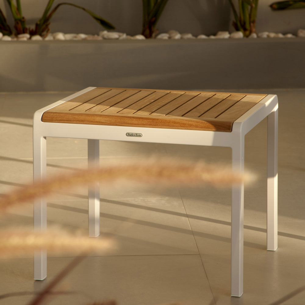 Aura Outdoor Occasional / Side Table - Teak Top