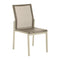 Aura Side Chair  option Champagne 04 Frame / Titanium 502 Sling
