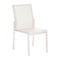 Aura Side Chair  option White 02 Frame / Pearl 505 Sling