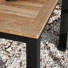 Aura Square Dining Table - Teak Top