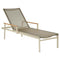 Aura Sun Lounger  option Champagne 04 Frame / Titanium 502 Sling