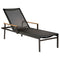 Aura Sun Lounger  option Graphite 01 Frame / Charcoal 500 Sling