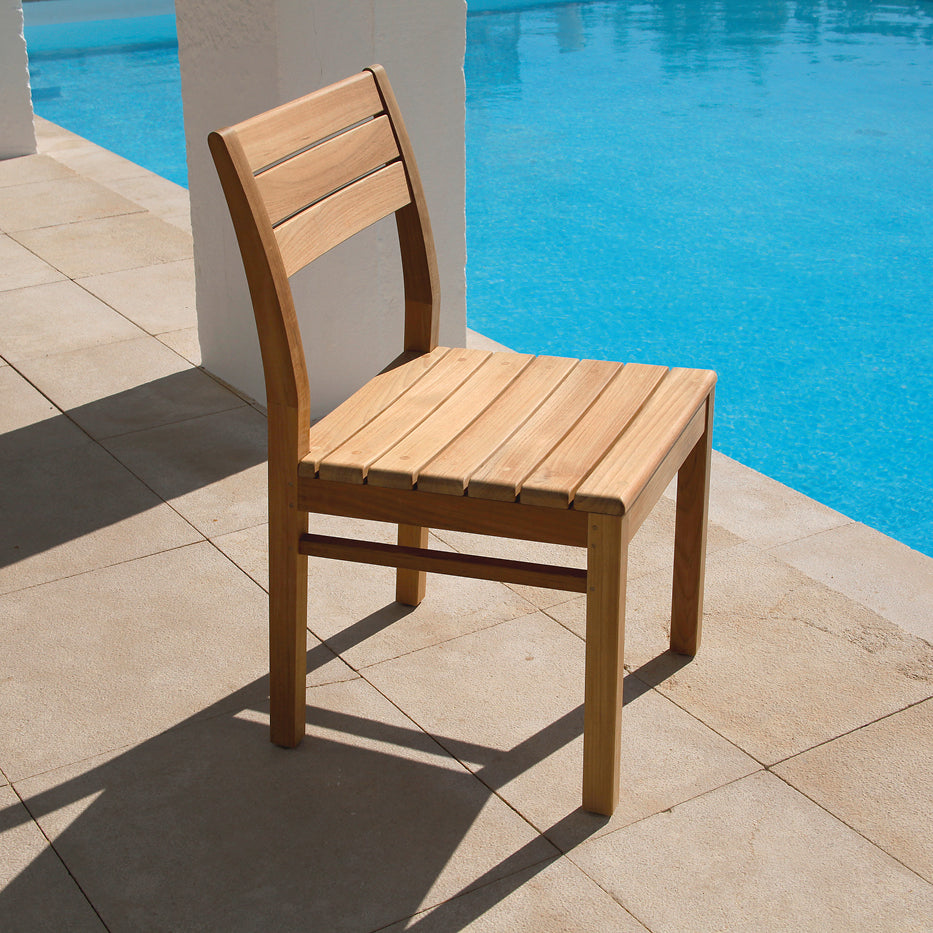 Barlow Tyrie Bermuda Teak Counter Side Chair - Thumbnail 2
