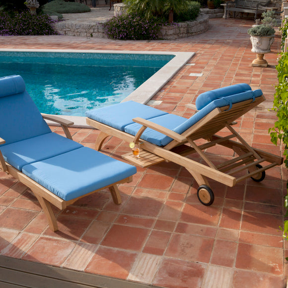 Capri Ultra Teak Lounger