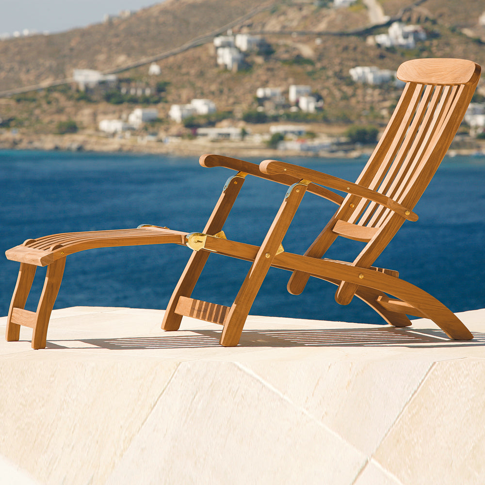 Commodore Teak Recliner - Standard