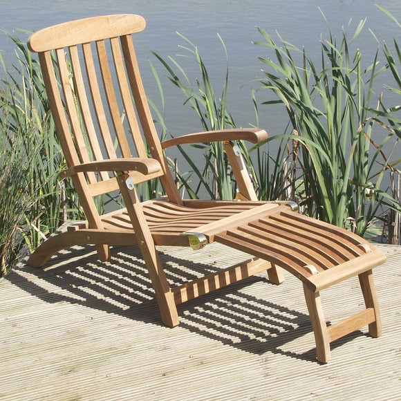 Commodore Teak Recliner - Standard