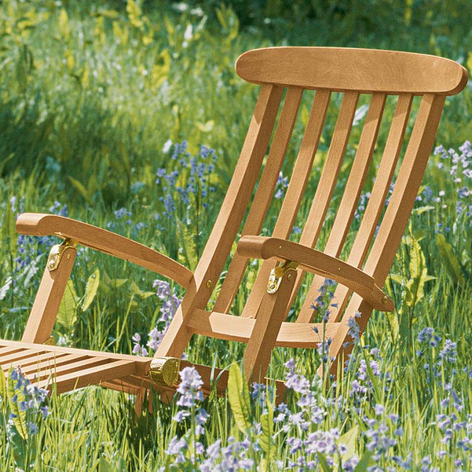 Commodore Teak Recliner - Standard