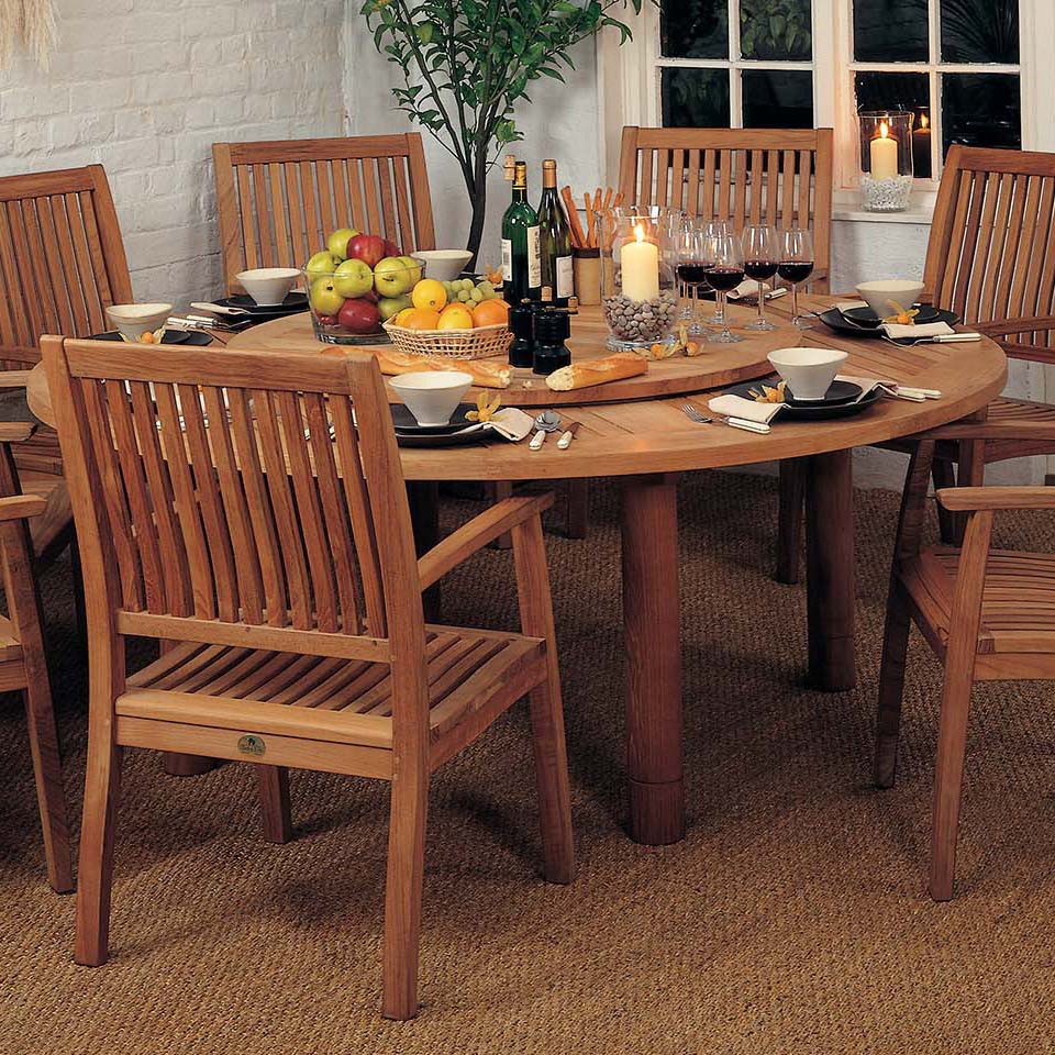 Drummond Circular Outdoor Dining Table