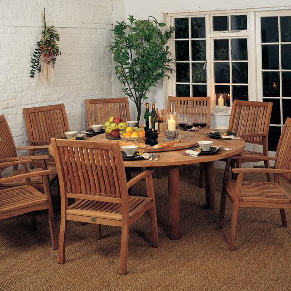Drummond Circular Outdoor Dining Table