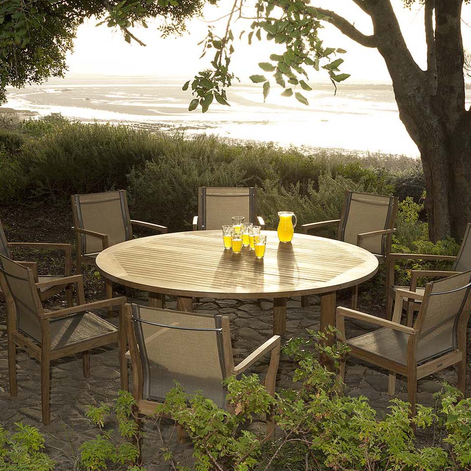 Drummond Circular Outdoor Dining Table