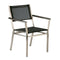 Equinox Armchair - Powdercoat Arm  option Graphite 01 Arm / Charcoal 500 Sling