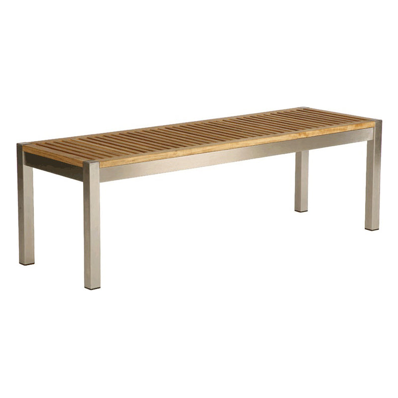 Equinox Outdoor Bench - Teak Seat