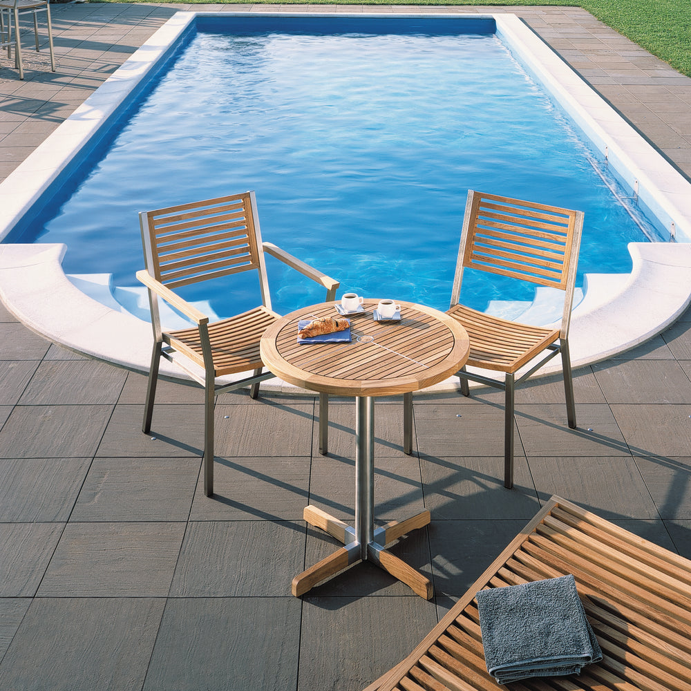 Equinox Circular Pedestal Outdoor Table