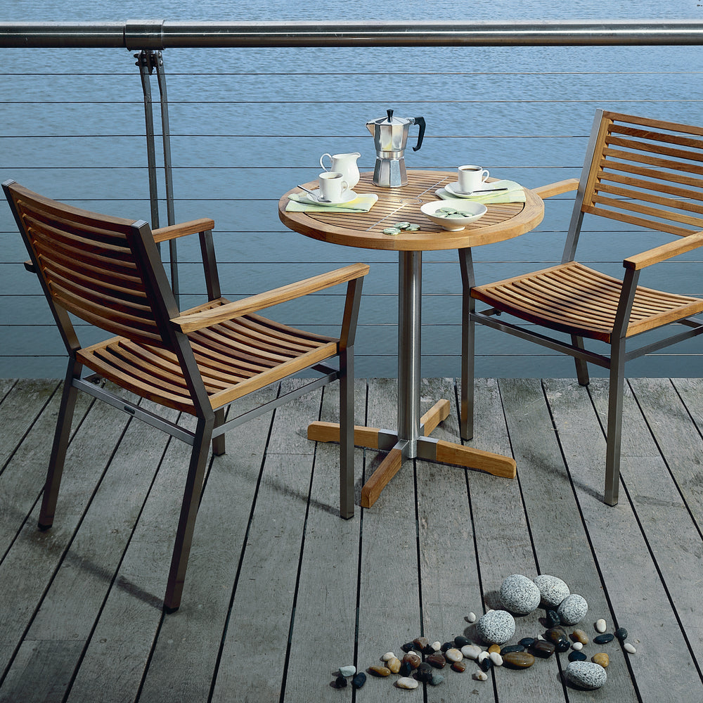 Equinox Circular Pedestal Outdoor Table