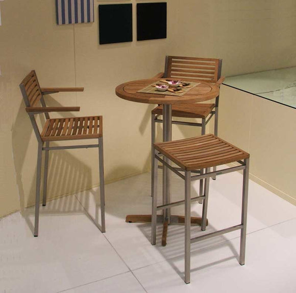 Equinox Backless Outdoor Stool