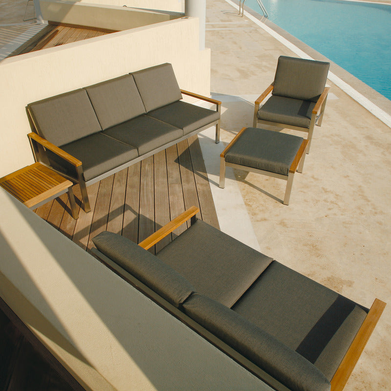 Equinox Deep Seat Three-Seater Outdoor Sofa