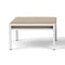 Equinox Painted Deep Seating Ottoman  option White 02