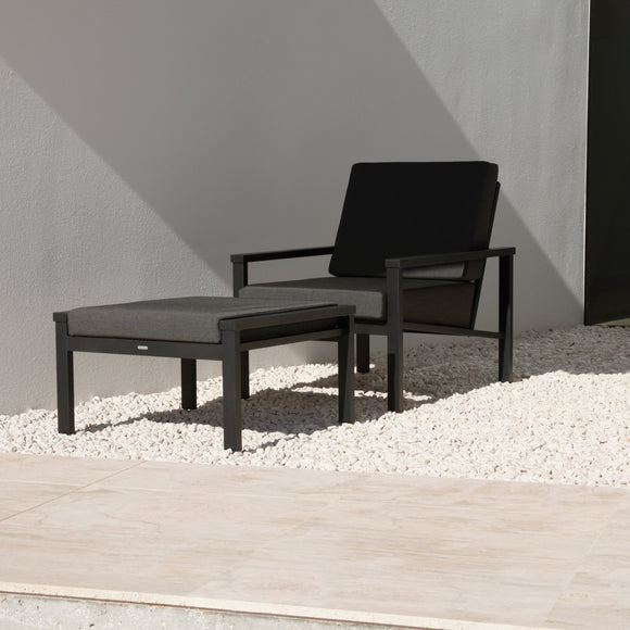 Equinox Painted Deep Seating Outdoor Ottoman