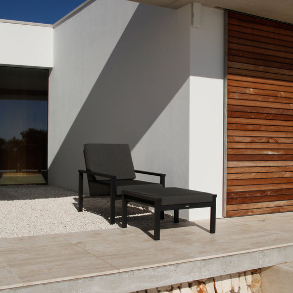 Equinox Painted Deep Seating Outdoor Ottoman