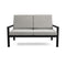 Equinox Painted Deep Seating Two-Seater Sofa  option Canvas Granite 5402