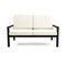Equinox Painted Deep Seating Two-Seater Sofa  option Canvas Natural 5404