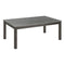 Equinox Painted Low Coffee Table  option Graphite Frame / Dusk Ceramic Top