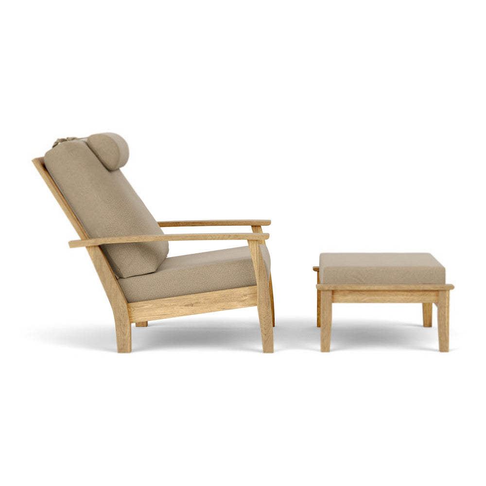 Haven Deep Seating Adjustable-Back Outdoor Armchair