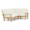Haven Deep Seating Corner  option Canvas Natural 5404