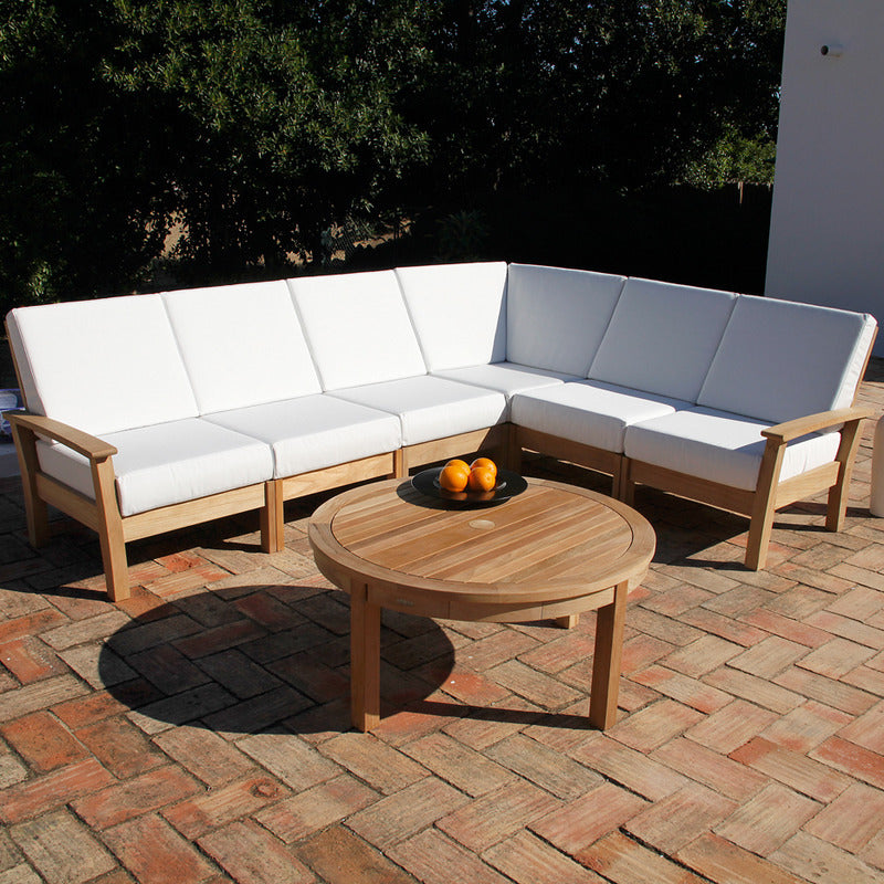 Barlow Tyrie Haven Module lounge d'angle avec coussins