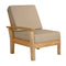 Haven Deep Seating Left Arm Chair  option Canvas Heather Beige 5476