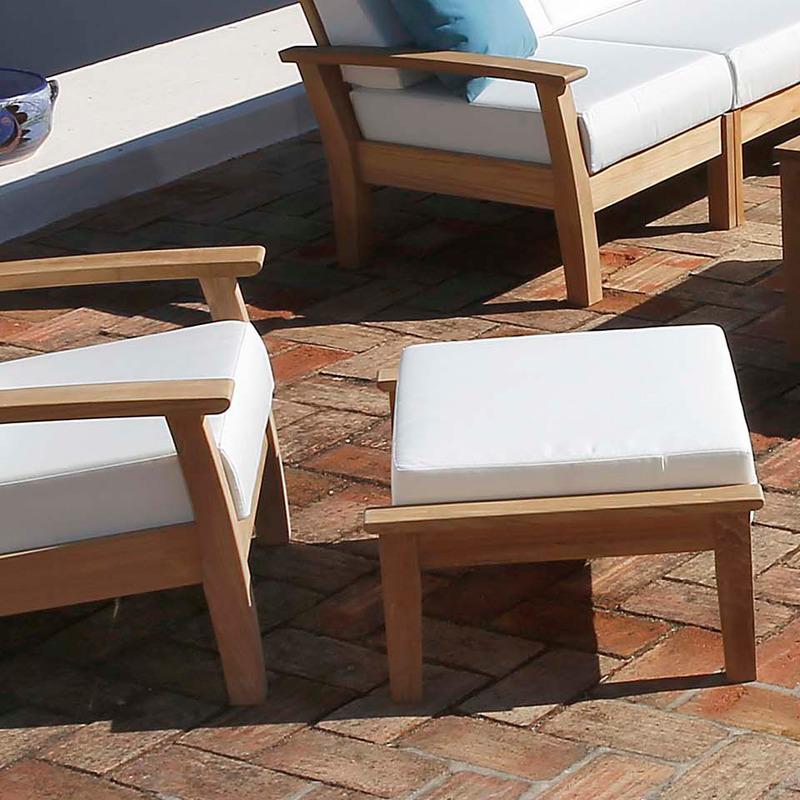 Haven Teak Outdoor Ottoman